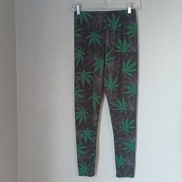 Itzon Pants - Itzon Pot Weed Leggings One Size